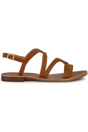 Sandalias Geox Geox D Sozy S, Sandalias Planas Mujer, Marru00f3n