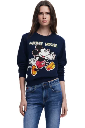 Desigual Sudadera Mickey Mujer Amazon Desigual Mujer Jersey De