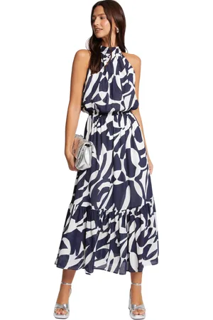 Morgan And Co Halter Dress Vestido Morgan Mujer Las Mejores