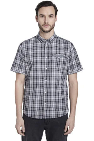 TOM TAILOR Camisa - Sky Captain Zigzag Structure/gris Azulado