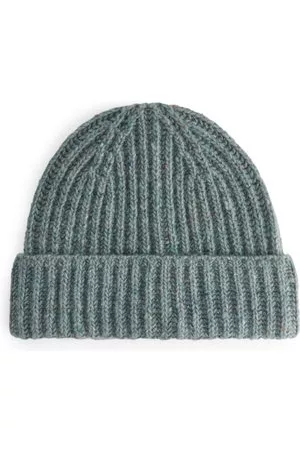 ARKET Neps Wool Beanie - Turquoise