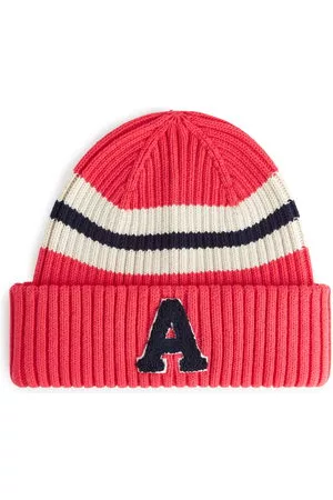 ARKET Ribbed Beanie - Red
