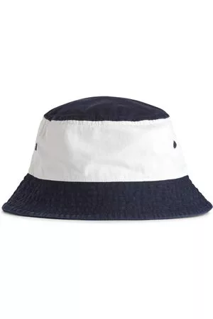 ARKET Colour-Blocked Bucket Hat - Blue