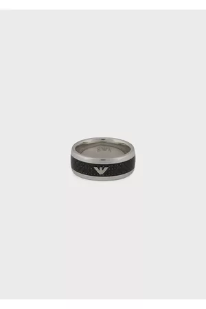 Emporio Armani Anillo De Acero Para Hombre
