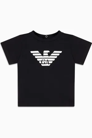 Emporio Armani Camiseta de punto de algodón pima con logotipo