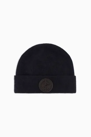 Giorgio Armani Gorro de cachemir con vuelta