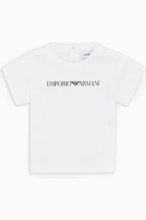 Emporio Armani Camiseta de punto de algodón pima con logotipo