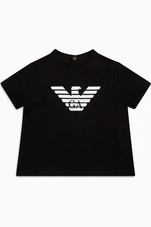 Emporio Armani Camiseta de punto de algodón pima con logotipo