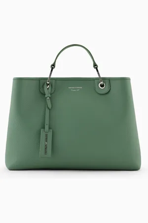 Emporio Armani Bolso shopper MyEA mediano con estampado de ciervo