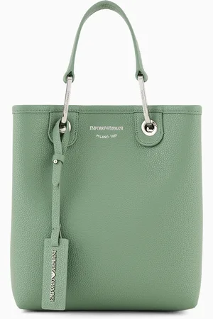 Emporio Armani Bolso shopper vertical MyEA con estampado de ciervo