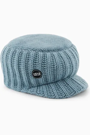 Giorgio Armani Gorro con visera y orejeras en punto de mezcla de viscosa y cachemir Neve