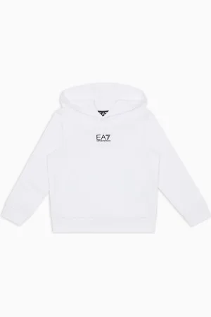 EA7 Sudadera con capucha de algodón Core Identity Boy