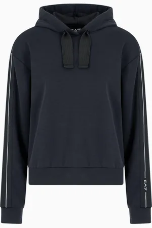 EA7 Sudadera con capucha de modal elástico Logo Series
