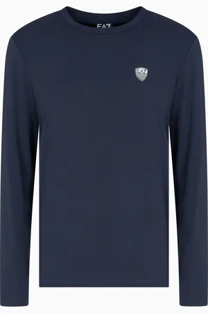 EA7 Camiseta de manga larga en punto elástico