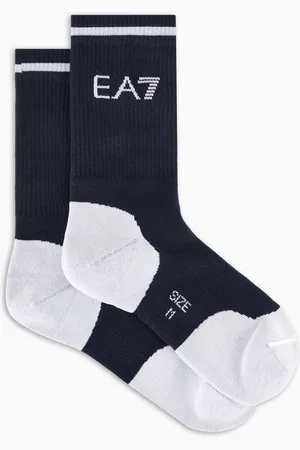 EA7 Calcetines cortos Tennis Pro de mezcla de algodón