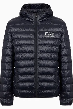 EA7 Chaqueta acolchada plegable Core Identity con capucha