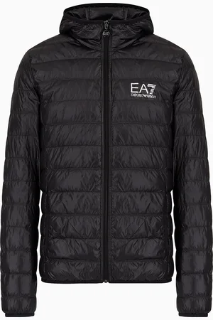 EA7 Chaqueta acolchada plegable Core Identity con capucha