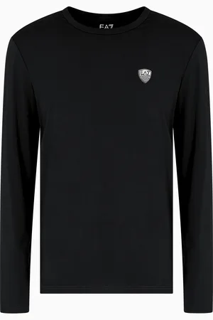 EA7 Camiseta de manga larga en punto elástico