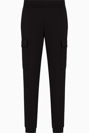 EA7 Pantalones cargo Core Identity de mezcla de algodón