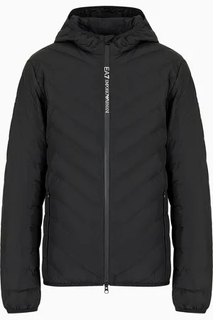 EA7 Chaqueta de plumas Premium Shield con capucha