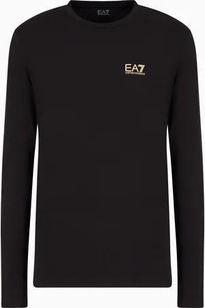EA7 Camiseta de manga larga de algodón Core Identity