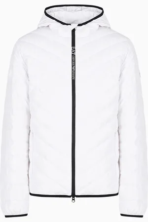 EA7 Chaqueta de plumas Premium Shield con capucha