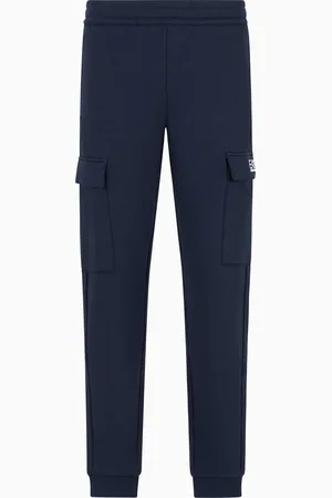 EA7 Pantalones cargo Core Identity de mezcla de algodón