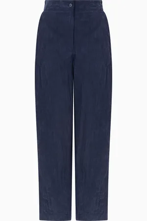 Emporio Armani Pantalones de cupro técnico