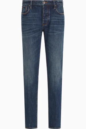 Emporio Armani Vaqueros J75 slim fit de denim con orillo