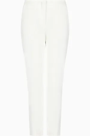 Emporio Armani Pantalones 7/8 de gabardina elástica