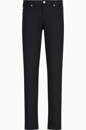 Emporio Armani Pantalones J06 slim fit de sarga elástica