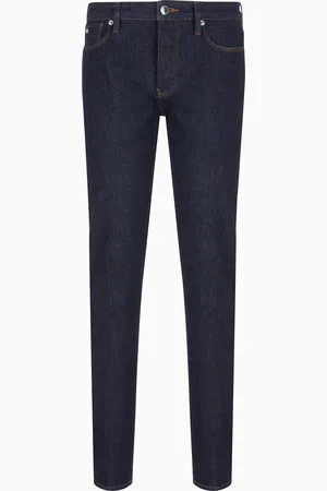 Emporio Armani Vaqueros J75 slim fit de denim lavado aclarado