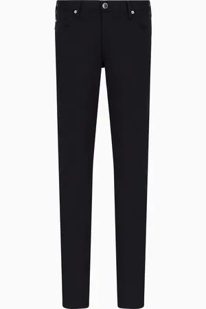 Emporio Armani Pantalones J06 slim fit de cómoda gabardina elástica