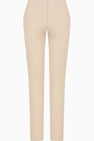 Emporio Armani Pantalones de algodón cepillado