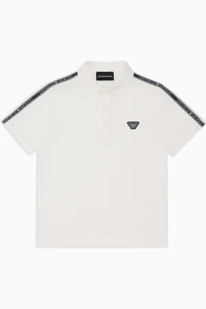Emporio Armani Polo de punto Pima con cinta con logotipo