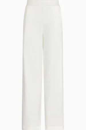 Emporio Armani Pantalones de felpa con cintura elástica ASV