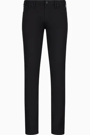 Emporio Armani Pantalones J06 slim fit de sarga elástica