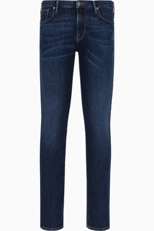 Emporio Armani Vaqueros J06 slim fit de cómodo denim lavado de 11,5 onzas
