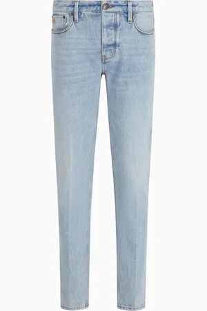 Emporio Armani Vaqueros J75 slim fit de denim con orillo