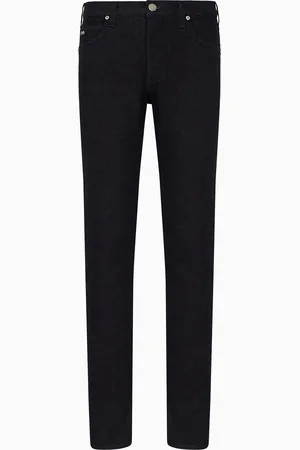 Emporio Armani Vaqueros J45 regular fit de cómoda sarga de denim