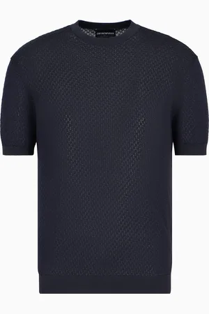 Emporio Armani Jersey con microfantasía en tejido jacquard