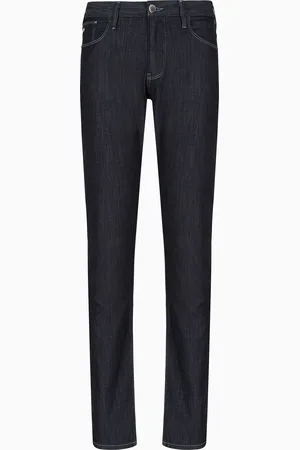 Emporio Armani Vaqueros J06 slim fit en denim de 8 onzas con lavado efecto usado