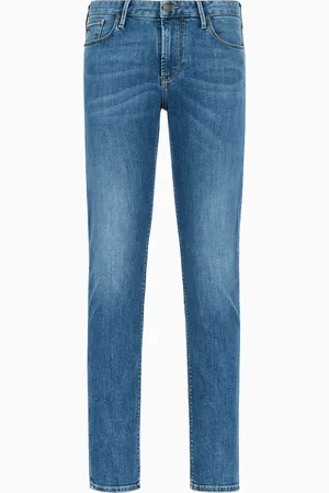 Emporio Armani Vaqueros J06 slim fit de cómodo denim lavado de 11,5 onzas