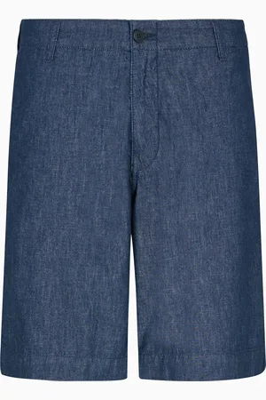 Emporio Armani Bermudas de denim cambray cápsula Peace ASV