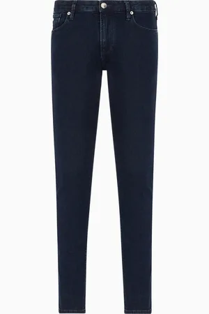 Emporio Armani Vaqueros J06 slim fit de cómodo denim lavado de 10,5 onzas