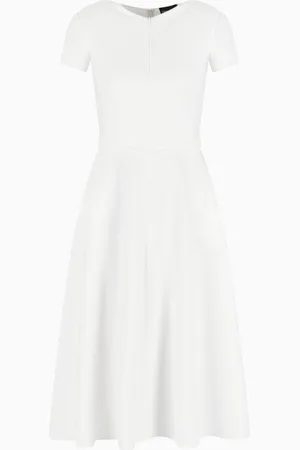 Emporio Armani Vestido de manga corta de punto Milano