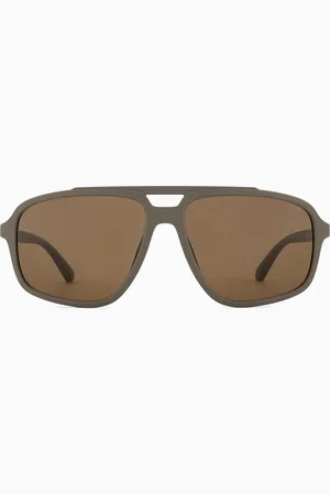 Emporio Armani Gafas de sol estilo piloto para hombre