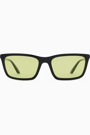 Emporio Armani Gafas de sol de forma rectangular para mujer