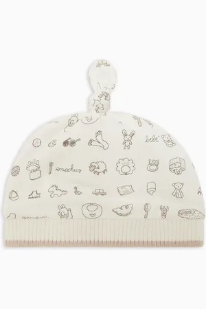Emporio Armani Gorro de punto con estampado Tendresse