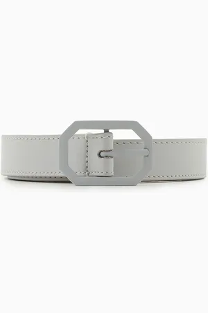 Emporio Armani Cinturón de piel lisa